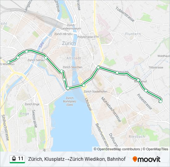 11 Light Rail Line Map