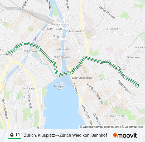 11 Light Rail Line Map