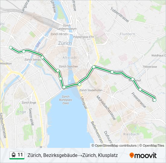 11 Light Rail Line Map