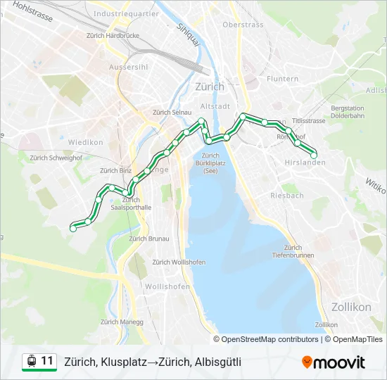 11 Light Rail Line Map