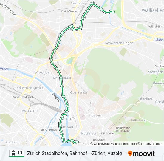 11 Light Rail Line Map