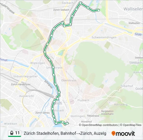 11 Light Rail Line Map