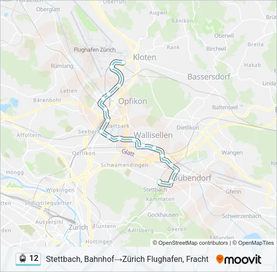 12 Light Rail Line Map