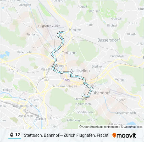 12 Light Rail Line Map
