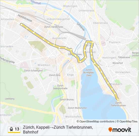 13 light rail Line Map