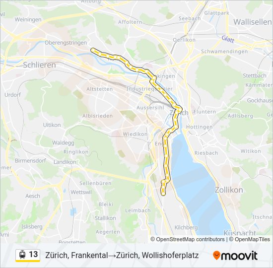 13 Light Rail Line Map