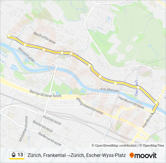 13 Light Rail Line Map