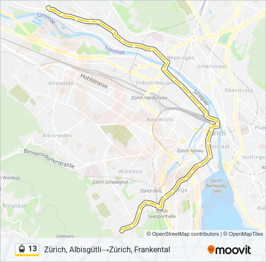 13 Light Rail Line Map