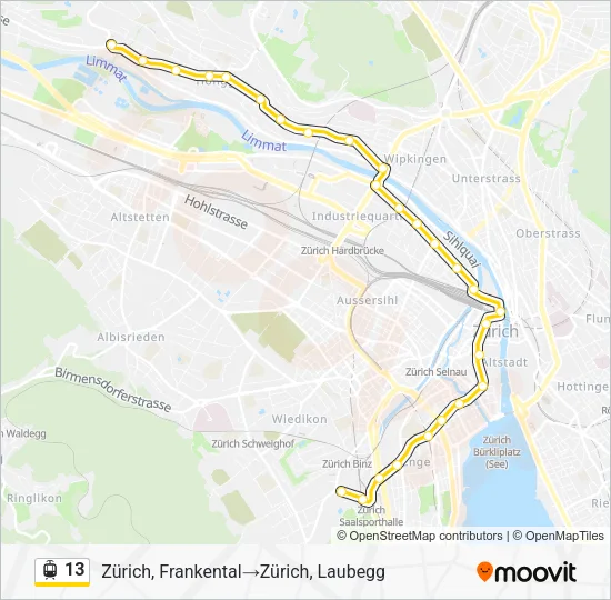 13 Light Rail Line Map