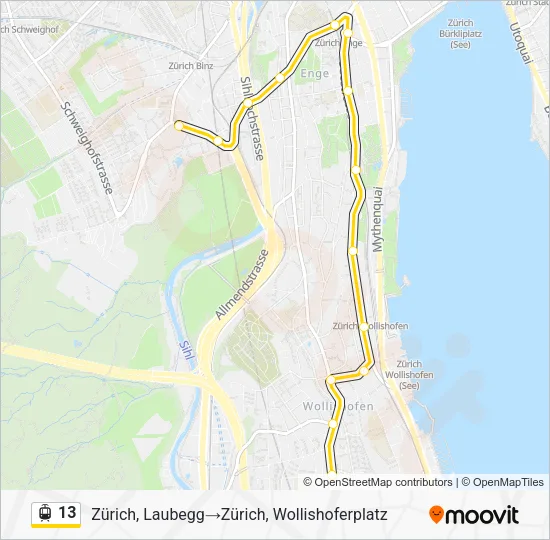 13 Light Rail Line Map