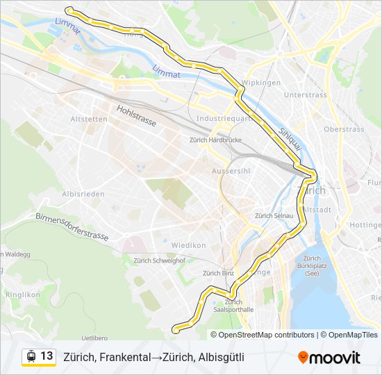 13 Light Rail Line Map