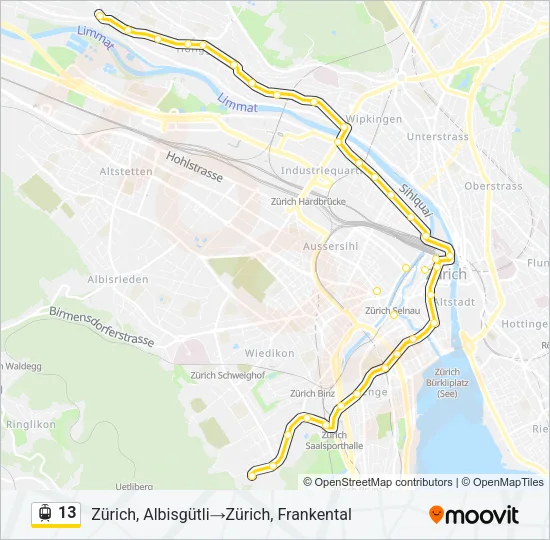 13 Light Rail Line Map