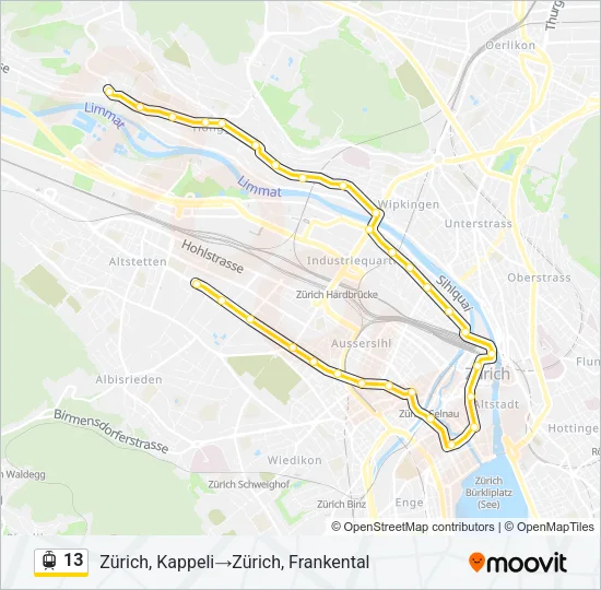 13 Light Rail Line Map