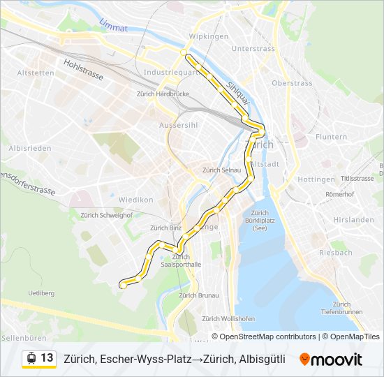 13 Light Rail Line Map