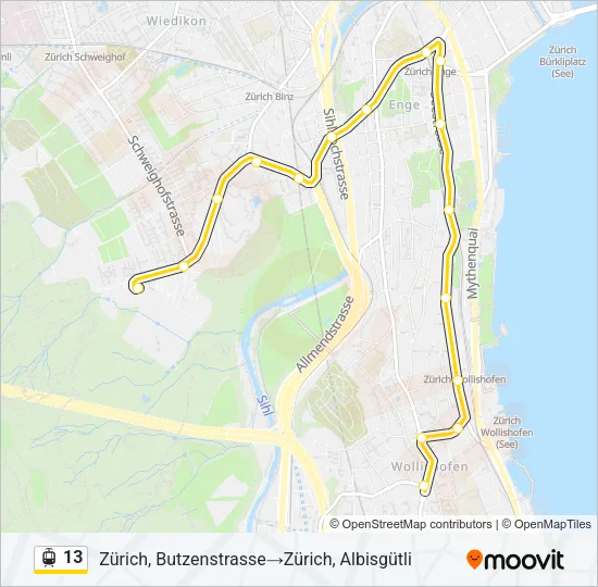 13 Light Rail Line Map
