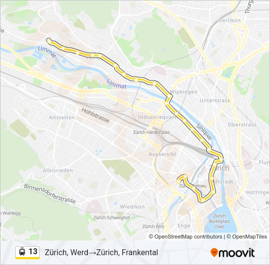 13 Light Rail Line Map