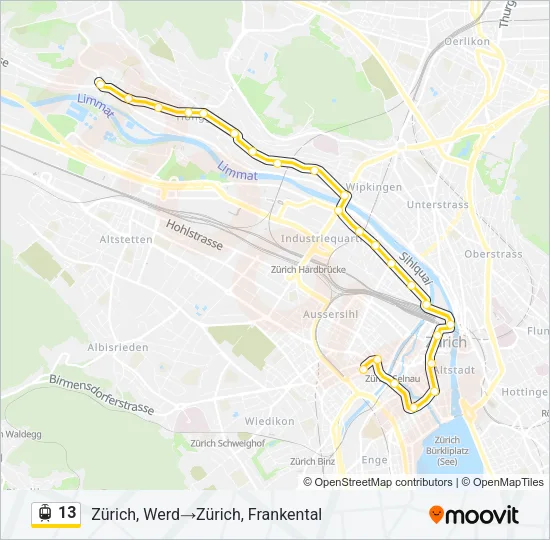 13 Light Rail Line Map