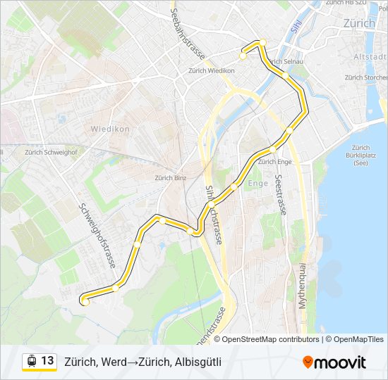 13 Light Rail Line Map