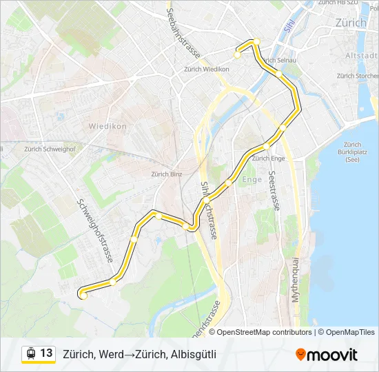 13 Light Rail Line Map