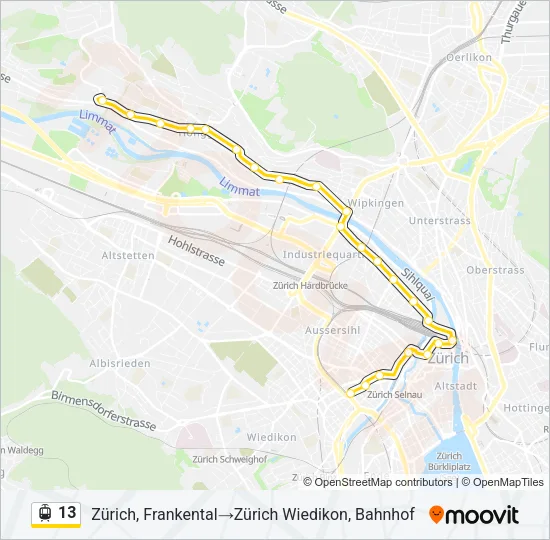 13 Light Rail Line Map