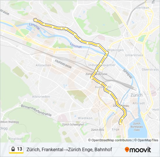 13 Light Rail Line Map