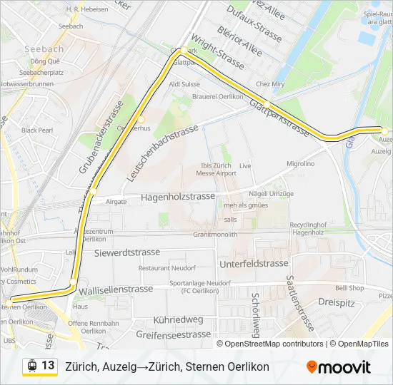 13 Light Rail Line Map