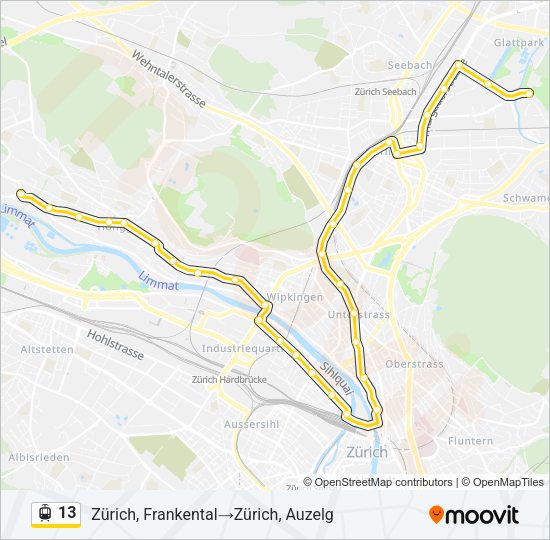 13 Light Rail Line Map