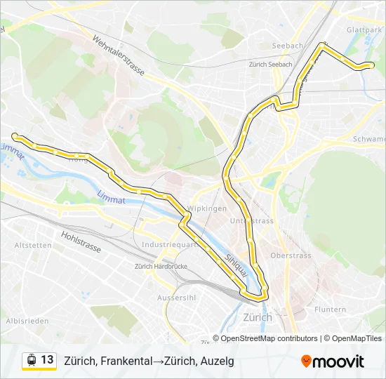 13 Light Rail Line Map