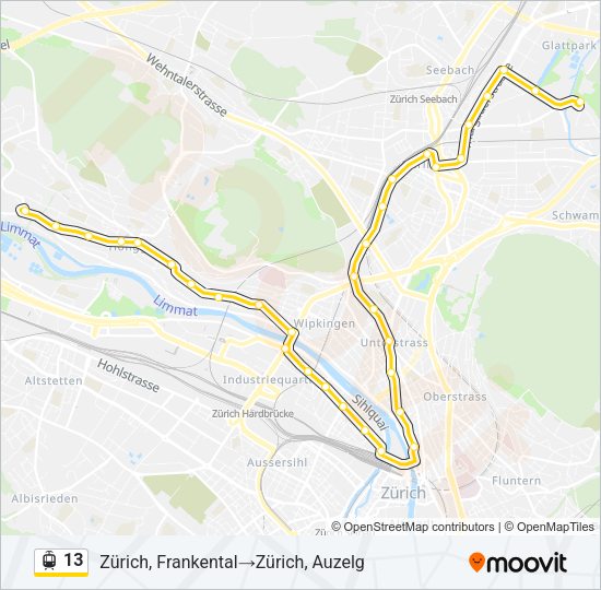 13 Light Rail Line Map