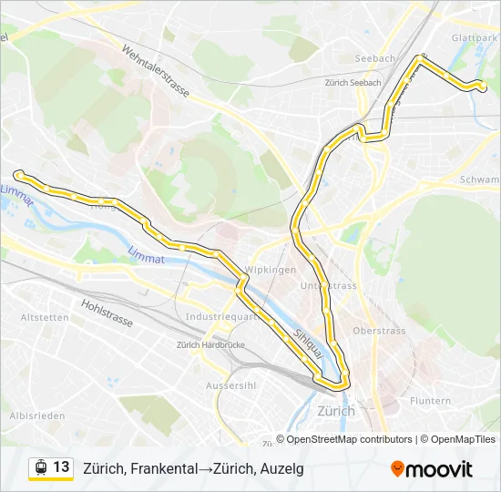 13 Light Rail Line Map