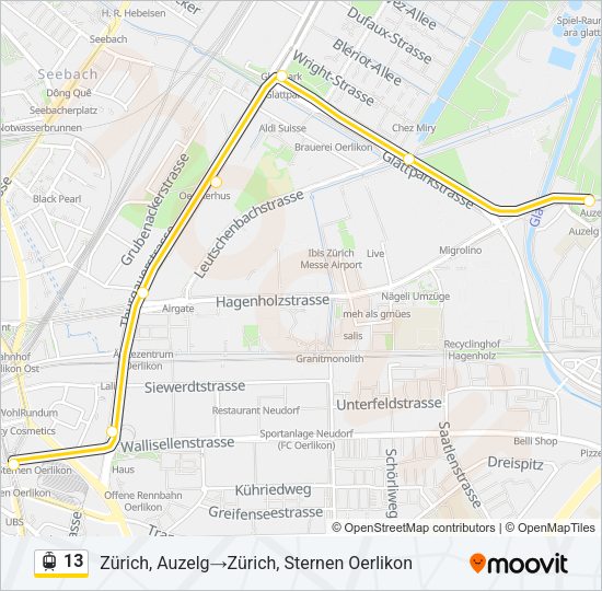 13 Light Rail Line Map