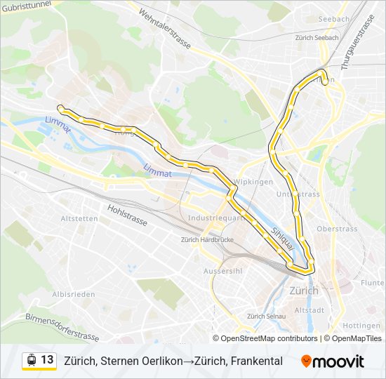 13 Light Rail Line Map