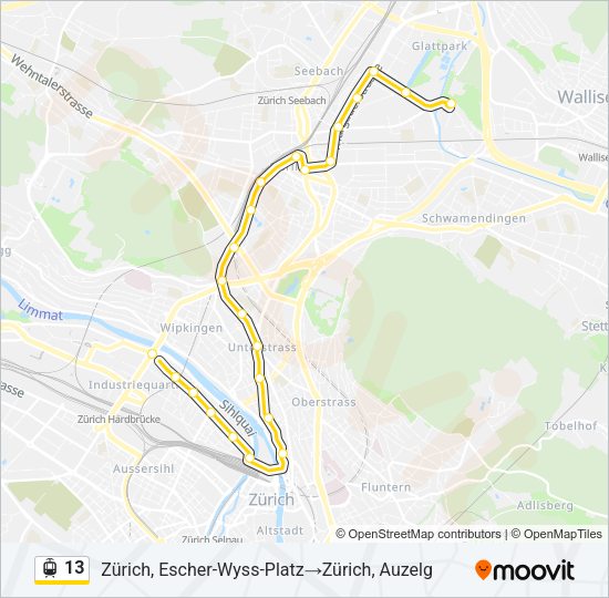 13 Light Rail Line Map