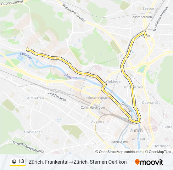 13 Light Rail Line Map