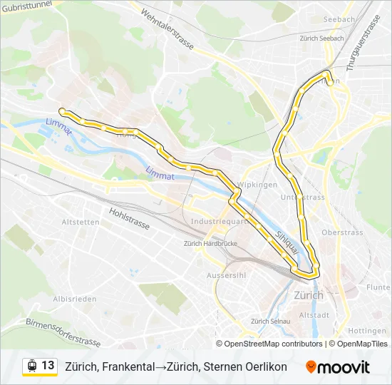 13 Light Rail Line Map