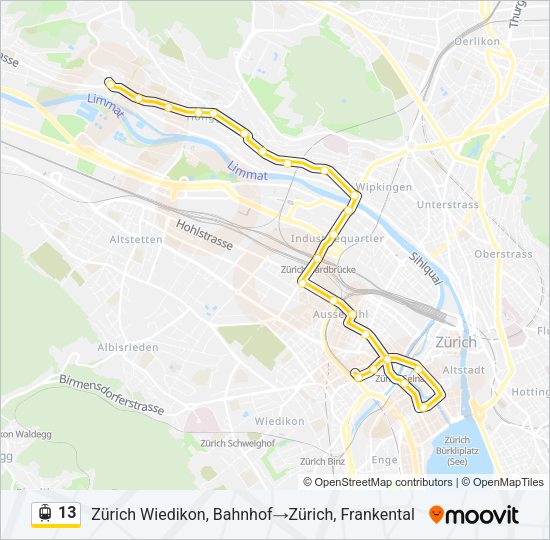 13 Light Rail Line Map