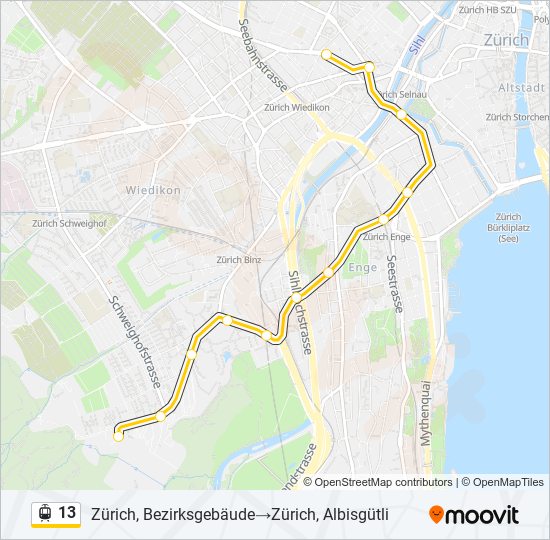 13 light rail Line Map