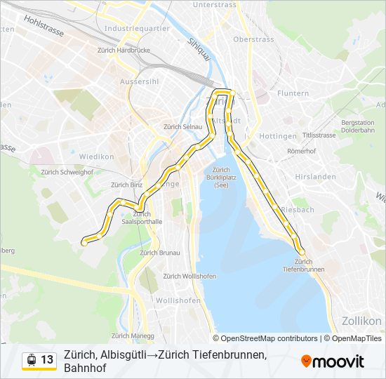 13 light rail Line Map