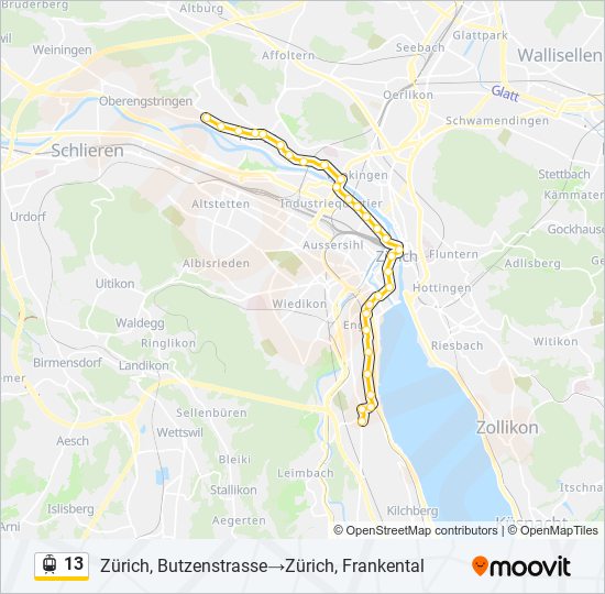 13 light rail Line Map