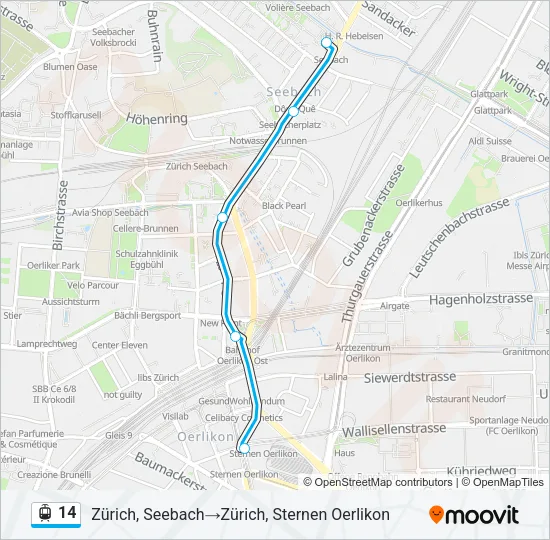 14 Light Rail Line Map