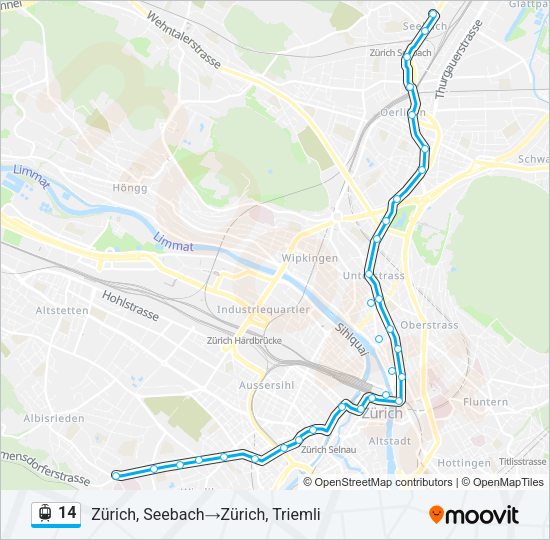 14 Light Rail Line Map