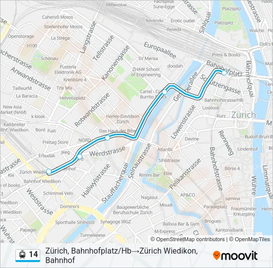 14 Light Rail Line Map