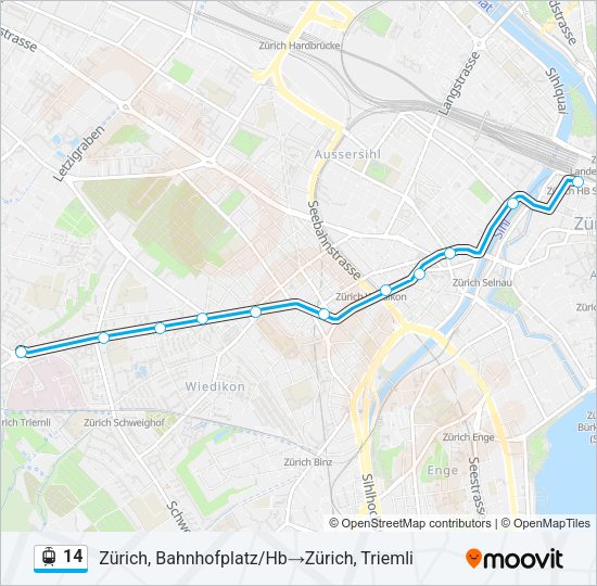 14 Light Rail Line Map
