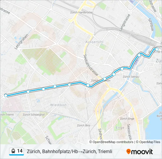 14 Light Rail Line Map