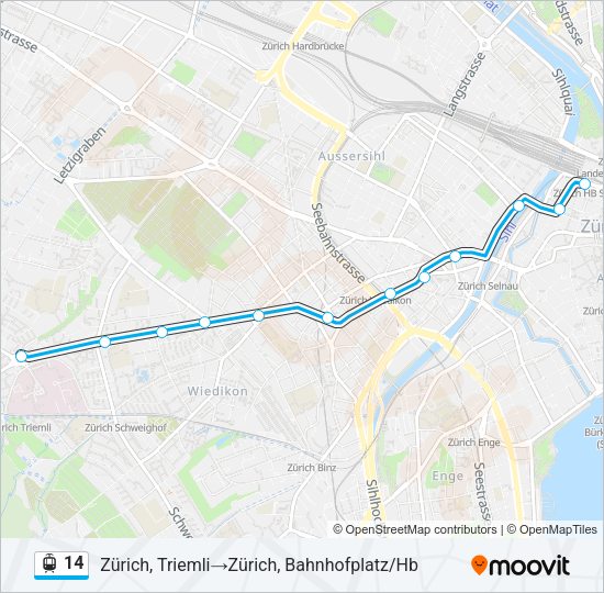14 Light Rail Line Map