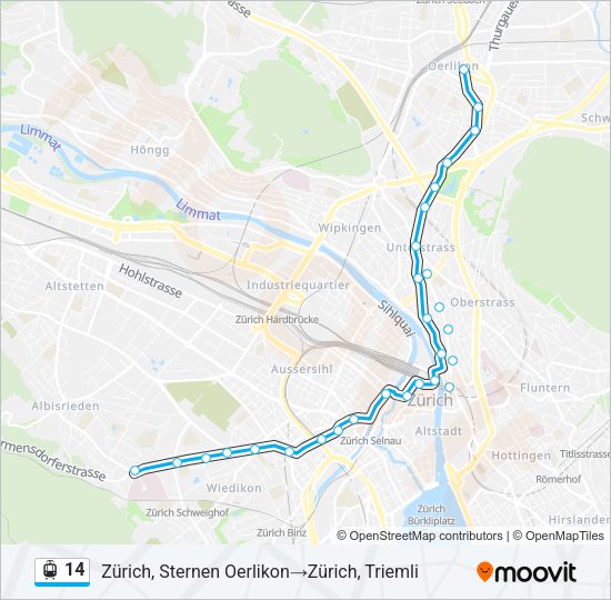 14 Light Rail Line Map