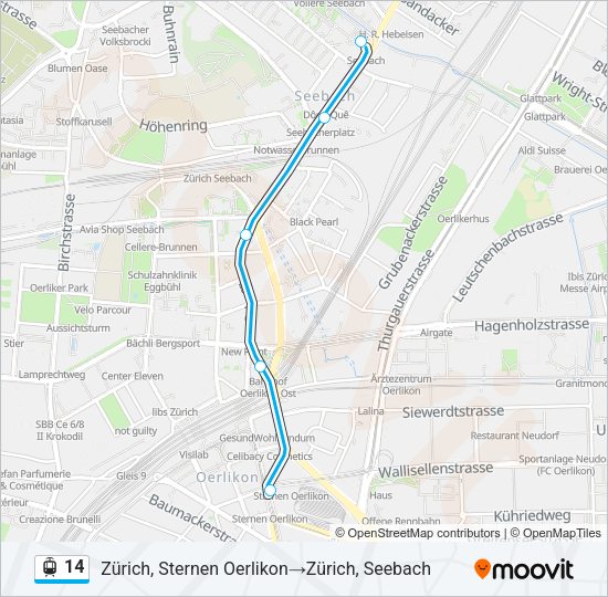 14 Light Rail Line Map