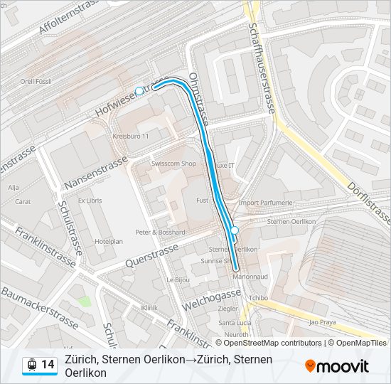 14 Light Rail Line Map