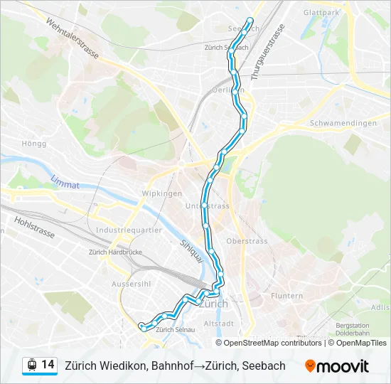 14 Light Rail Line Map