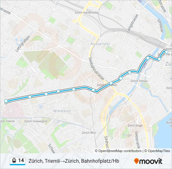 14 Light Rail Line Map